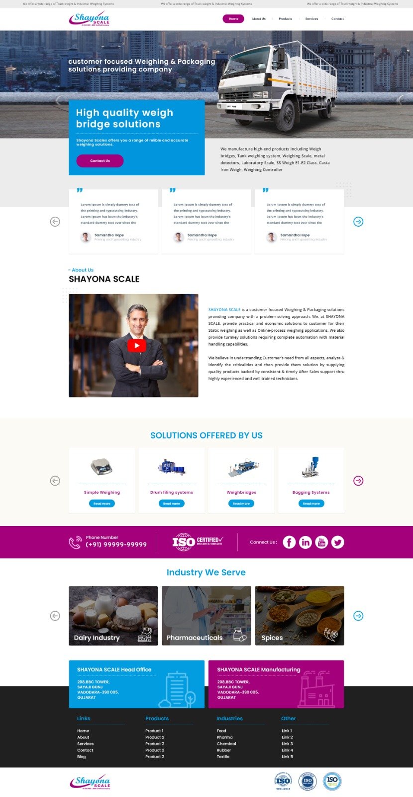 GRM Ceramics website design